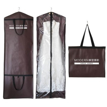 Most popular foldable wedding suit dust cover non woven wedding travel dress garment bag